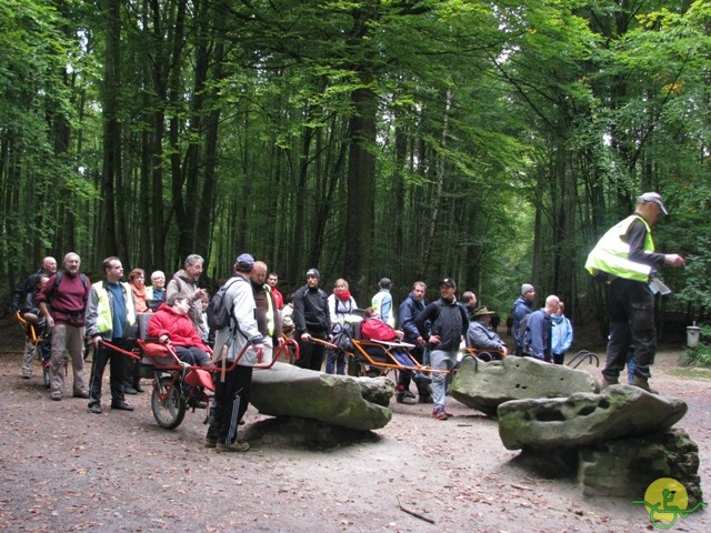 randonnée sportive avec joëlettes, Tervuren, 2012